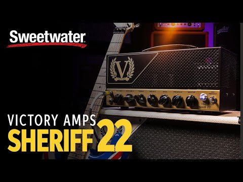 Victory Amps Sheriff 22 Compact Series 2-Channel 22-Watt Guitar Amp Head 2010s - Black/Gold image 9