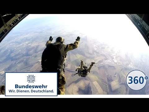 360 Grad - Fallschirmjäger der Bundeswehr, Freifall- und Automatikspringer