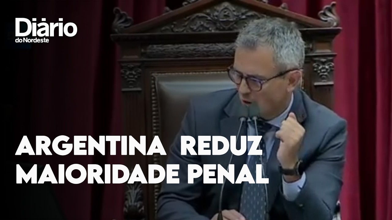 Imagem da notícia Argentina aprova lei que reduz maioridade penal para 14 anos