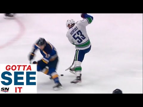 GOTTA SEE IT: Bo Horvat Goes End-To-End, Dangles St. Louis Blues' Defence For Incredible Goal