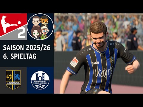 SG Saarbrücken - SG Concordia Ravensburg | 6. Spieltag | 2. Youtube Bundesliga 2025/26
