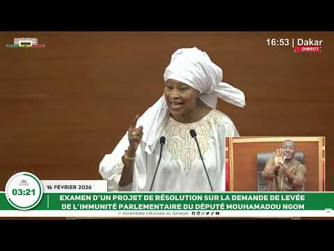 Assemblée Nationale : Demande levée de l'immunité parlementaire du député MOUHAMADOU NGOM.