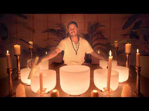 Rain + Crystal Singing Bowls