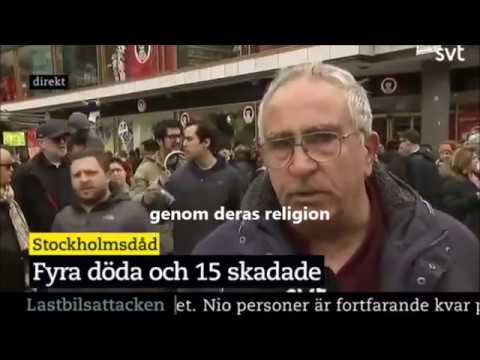 Invandrare Berättar Sin Bild Av Islam Till SVT Efter Terrordådet I Stockholm (Med Text)