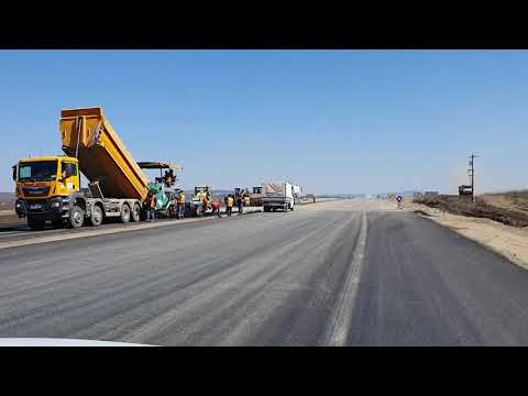 Imagini de pe șantierul autostrăzii A3, Lot Iernut - Chetani