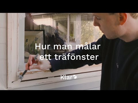 Hur man målar ett träfönster | Klar