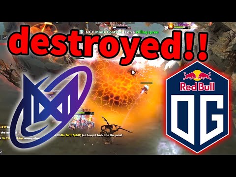Nigma was destroyed!! OG VS NIGMA Game 1 - DPC WEU TOUR 2 DIVISION 1 DOTA 2 highlights