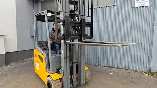 Stivuitor cu trei roţi Jungheinrich EFG 216k 5m/ 2018y/ 7589mh | Imagine 4 - Machineryline