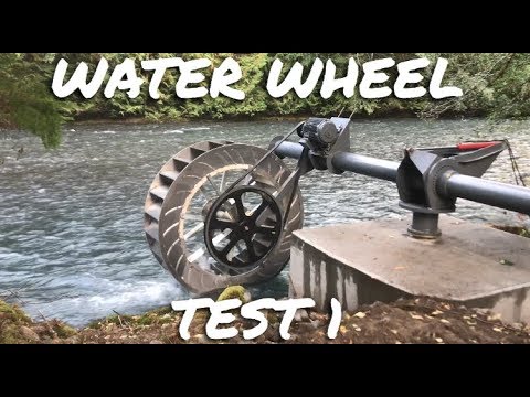 Innovative Poncelet Water Wheel 2017