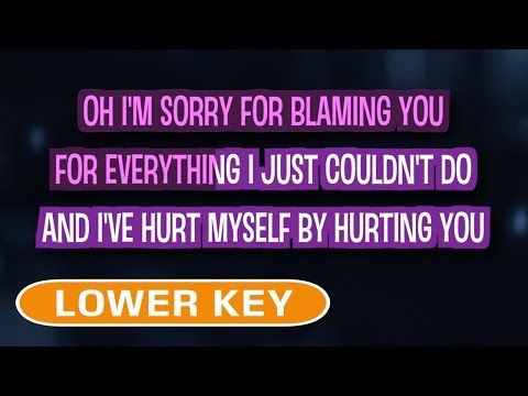 Hurt (Karaoke Lower Key) - Christina Aguilera