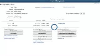 Prepare and Route for e-Signature; set up signers through the hyperlinks on the Document Management page