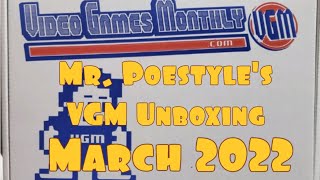 Mr. Poestyle Video Games Monthly Unboxing For March 2022