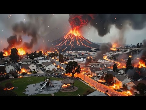 20 Minutes of Terror: VOLCANO ERUPTION Devours Town - CATASTROPHIC Ash & Lava Flow