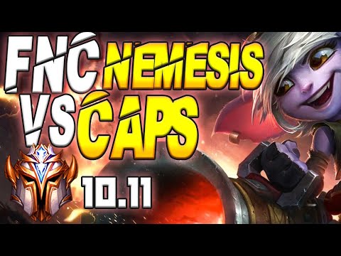 Fnatic Nemesis vs G2 Caps as Tristana vs Galio Mid Lane - 10.11