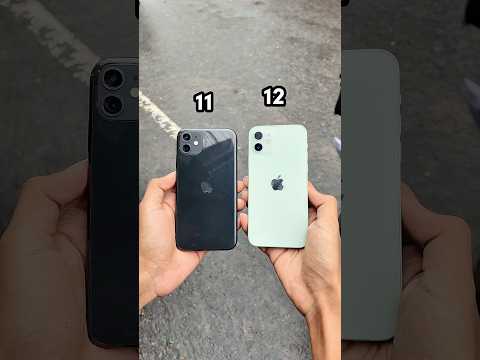 iPhone 11 Vs iPhone 12 Design & Camera Zoom Test! #shorts