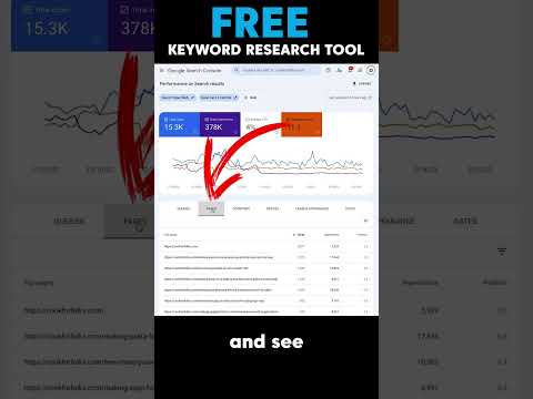 The Best Keyword Research Tool is Totally Free #shorts