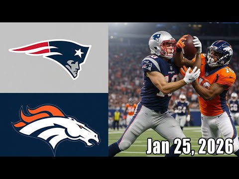 Broncos vs. Patriots Full Highlights 1st QTR | NFL CONFERENCE CHAMPIONSHIPS Jan 25, 2026