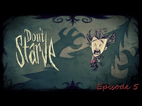 Don't Starve - Episode 5 - Black furry death dogs!