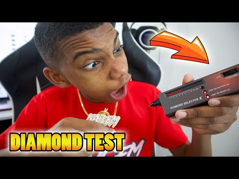 DIAMOND TESTING My $10,000 Chain With A FAKE? DIAMOND TESTER!