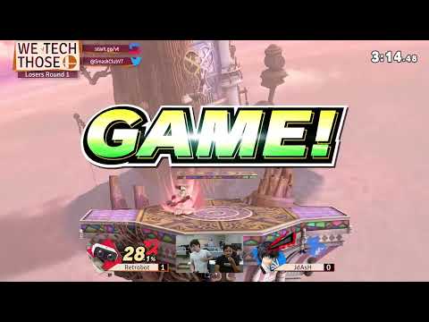 Virginia Tech's September Monthly Retrobot (ROB, Mii Brawler) vs JdAsH (Joker, Mario)