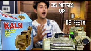1.0 HP Kalsi Monoblock Water Pump powerful than Submersible Pump | Electrical Unboxing