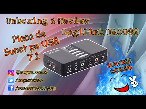 LogiLink Prisijungti | USB garso dėžutė 7.1 8 kanalų | UA0099 video