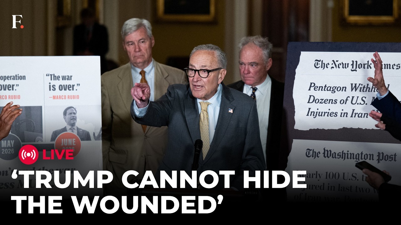 LIVE: Democrats Accuse Trump of Hiding Troop Casualties as Iran War Widens | Chuck Schumer