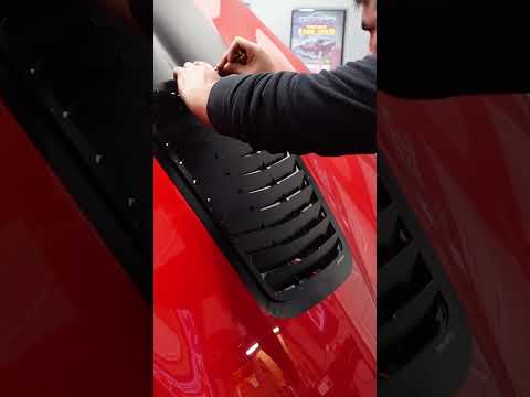 Installing A GIANT Hood Vent On My C5 CORVETTE