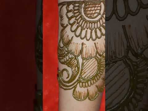 simple mehndi design||arabic mehndi design||😊 #henna❤️#youtubeshorts #floralmehndi #trendingshorts