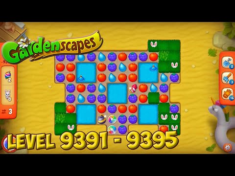 GardenScapes level 9391 - 9395 🌱 Playrix HD
