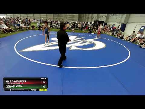 94 Lbs Round 1 (8 Team) - Kole Davidheiser, Pennsylvania Blue Vs Malachi Ortiz, Florida Ab1c