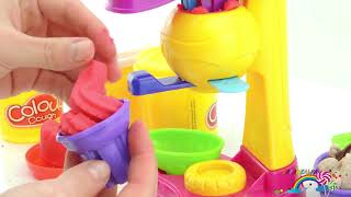 Вчимо Кольори | Дитяче Морозиво з Пластиліну Playdoh | Відео для Дітей