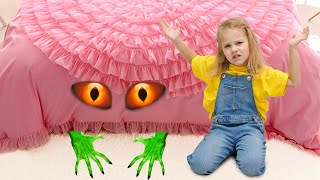 Lily and Daisy - The Monster Under the Bed Story!