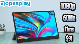 Best Cost-Benefit Portable Monitor! - Dopesplay DR143
