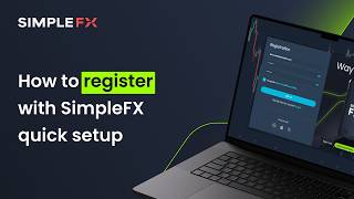 How to Register & Create an Account - SimpleFX Tutorial