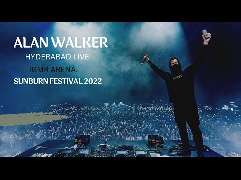 Alan Walker Live Performance in Hyderabad 🔥🔥🔥. Sunburn Festival 2022