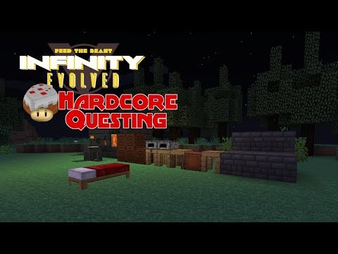 Hardcore Quest Mode | FTB Infinity Evolved | Getting Started | Ep 1 (Minecraft 1.7.10 modded)