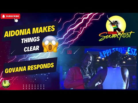 Aidonia X Govana At Reggae Sumfest 2024