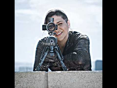 This female sniper took down two targets with a single shot #shorts #movie