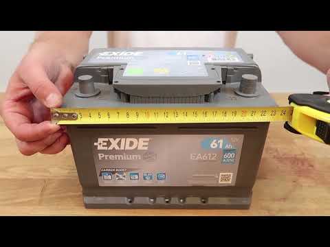 Exide Akumuliatorius 61 Ah 600 A EN 12V video