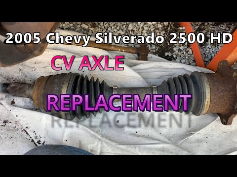 2005 Chevy 2500HD Silverado CV Axle Replacement