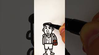 Basketball coloring page