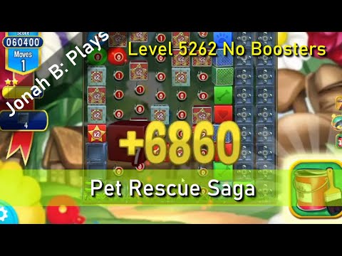 Pet Rescue Saga Level 5262 No Boosters