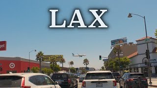 Relaxing Driving LAX Thru Beverly Hills, 4K Driving Video