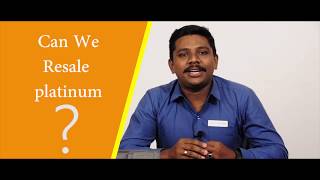 Resale Value of Platinum - Sales Consultant of Bhima Jewellery | Myths And Facts With Bhima