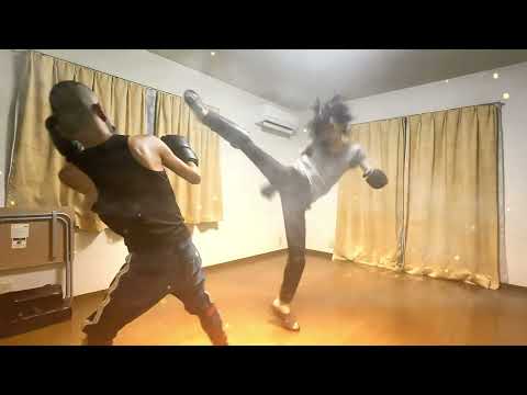 Kickboxing Sparring with a Friend of Mine | キックボクシングスパーリング | 格闘技