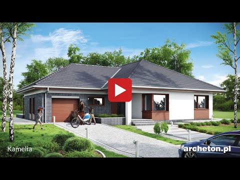 Projekt domu Kamelia - archeton.pl - parterowy 167,8 m2