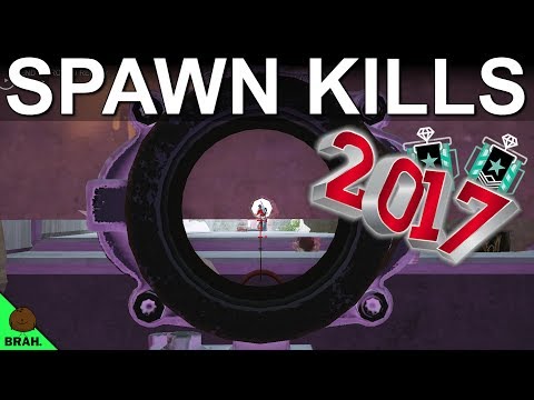 Top Ten BEST Spawn Kill Locations 2017 - Rainbow Six Siege