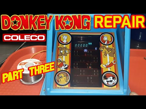 Coleco Donkey Kong Restore Part 3: The Wiring and Gameplay?