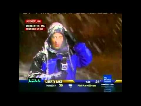 Jim Cantore 4 Thundersnow Reactions